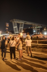 20180915 Ponte morandi notturne via argine polcevera