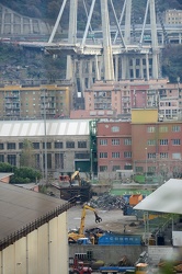 Genova, zona Corso Perrone - la situazione del moncone ovest del
