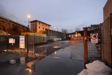 Genova - la situazione delle strade intorno all'area di Ponte Mo