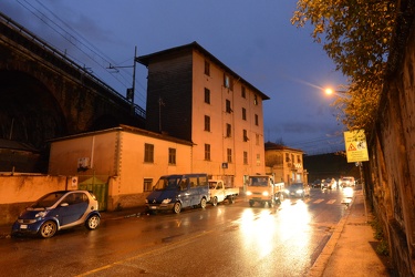 Genova - la situazione delle strade intorno all'area di Ponte Mo