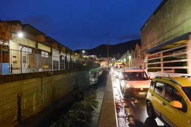 Genova - la situazione delle strade intorno all'area di Ponte Mo