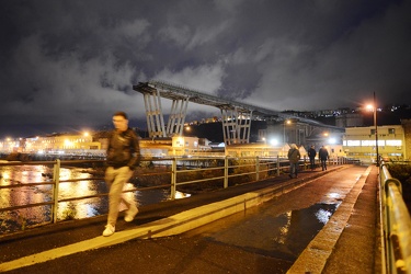 Genova - la situazione delle strade intorno all'area di Ponte Mo