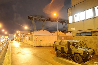 Genova - la situazione delle strade intorno all'area di Ponte Mo