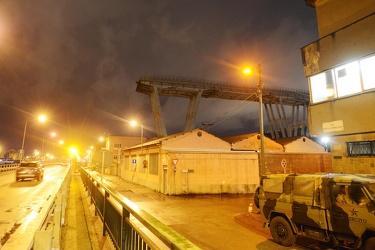 Genova - la situazione delle strade intorno all'area di Ponte Mo