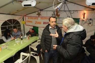 Genova, via Fillak - la notte di San Silvestro presso la sede de