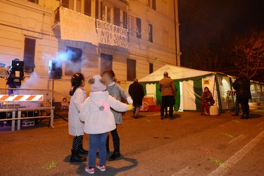 Genova, via Fillak - la notte di San Silvestro presso la sede de