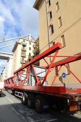 Genova - avanzamento lavori cantiere Ponte Morandi