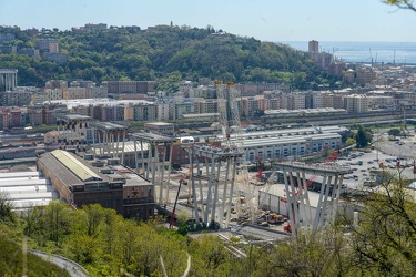 Genova - situazione avanzamento lavori ponte Morandi