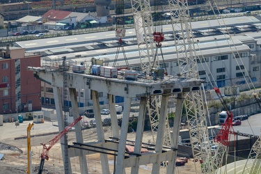 Genova - situazione avanzamento lavori ponte Morandi