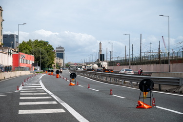 Genova, confronto fotografico a 5 anni dal crollo del ponte mora