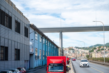 Genova, fotoconfronti a 5 anni dalla tragedia del ponte Morandi