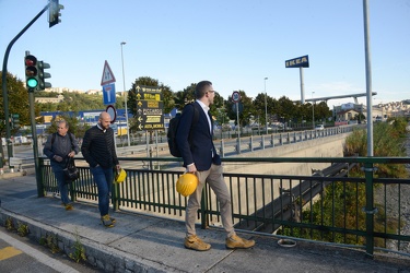 Genova, Ponte Morandi - sopralluogo per primo atto incidente pro