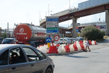 Genova - traffico e interventi straordinari a tre giorni dal cro