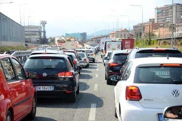 Genova - traffico e interventi straordinari a tre giorni dal cro