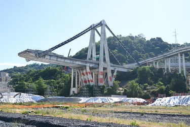 Genova - le ultime foto sotto il ponte Morand