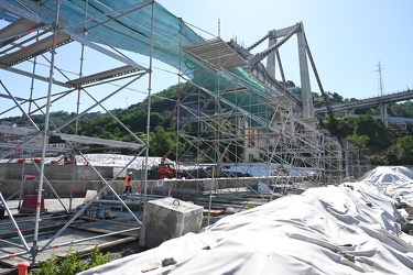 Genova - le ultime foto sotto il ponte Morand