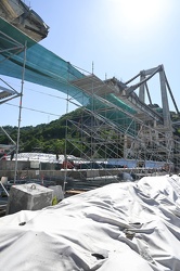 Genova - le ultime foto sotto il ponte Morand