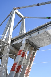 Genova - le ultime foto sotto il ponte Morand