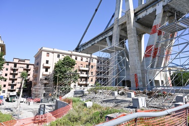 Genova - le ultime foto sotto il ponte Morand