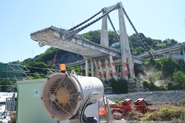 Genova - le ultime foto sotto il ponte Morand