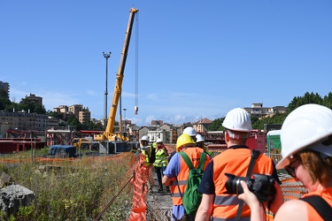 Genova - le ultime foto sotto il ponte Morand