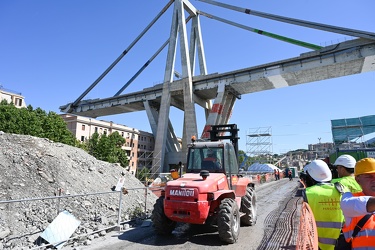 Genova - le ultime foto sotto il ponte Morand