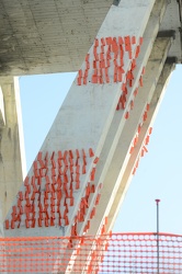 Genova - le ultime foto sotto il ponte Morand