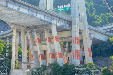 Genova - le ultime foto sotto il ponte Morand