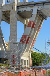 Genova - le ultime foto sotto il ponte Morand