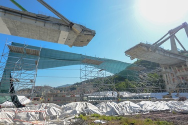 Genova - le ultime foto sotto il ponte Morand