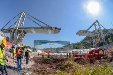 Genova - le ultime foto sotto il ponte Morand