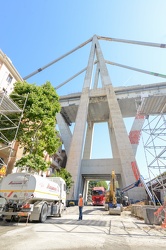 Genova - le ultime foto sotto il ponte Morand