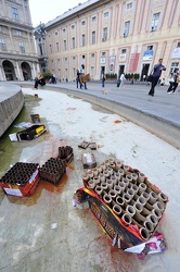 Genova - vandalismo e sporcizia - ultras genoa
