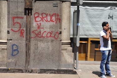 Genova - vandalismo e sporcizia - ultras genoa