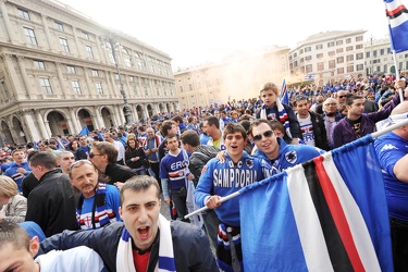 Ge - festa tifosi Sampdoria
