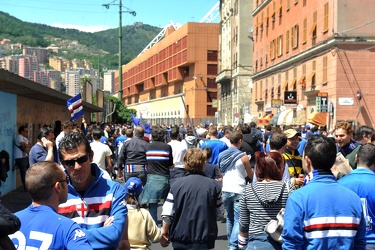 Genova - il giorno della serie B per la Sampdoria