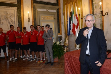 Genova - palazzo Tusi - presentazione regata repubbliche marinar