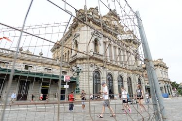 Genova - avanzamento lavori cantiere stazione ferroviaria e metr