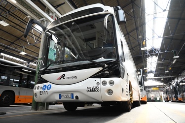 Genova, rimessa autobus AMT in via Ruspoli