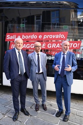 Genova - presentato nuovo autobus elettrico gratuito