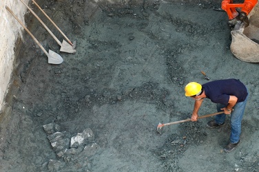 reperti archeologici cantiere metropolitana acquasola