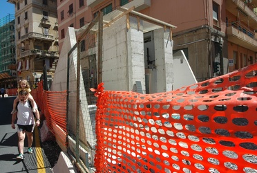 cantiere stazione metro Sarzano