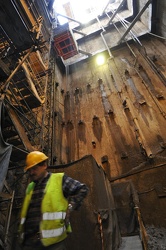 il cantiere della metropolitana di Genova