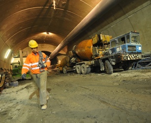 il cantiere della metropolitana di Genova