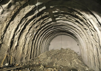 il cantiere della metropolitana di Genova