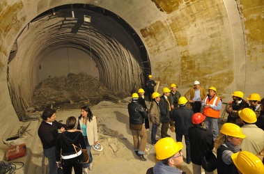 il cantiere della metropolitana di Genova