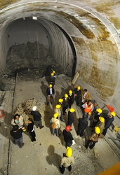 il cantiere della metropolitana di Genova