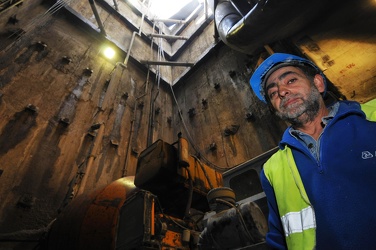 il cantiere della metropolitana di Genova