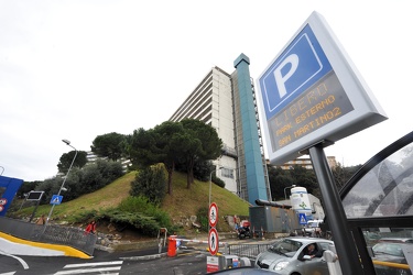 Genova - ospedale San Martino - lavori in corso e nuova viabilit