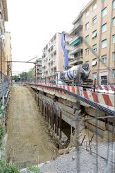 Genova, via Monte Zovetto - proseguono lavori costruzione box e 